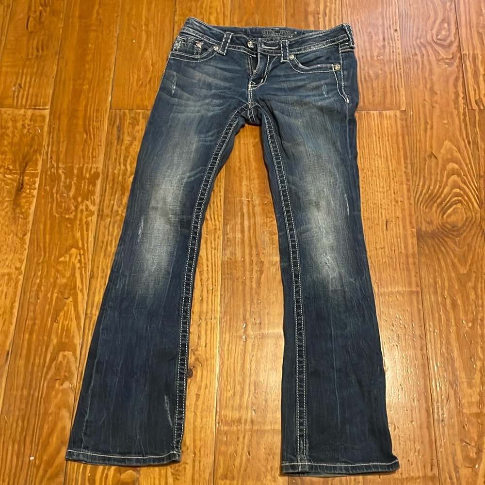 Miss me boot cut jeans. Slightly worn. Great condition